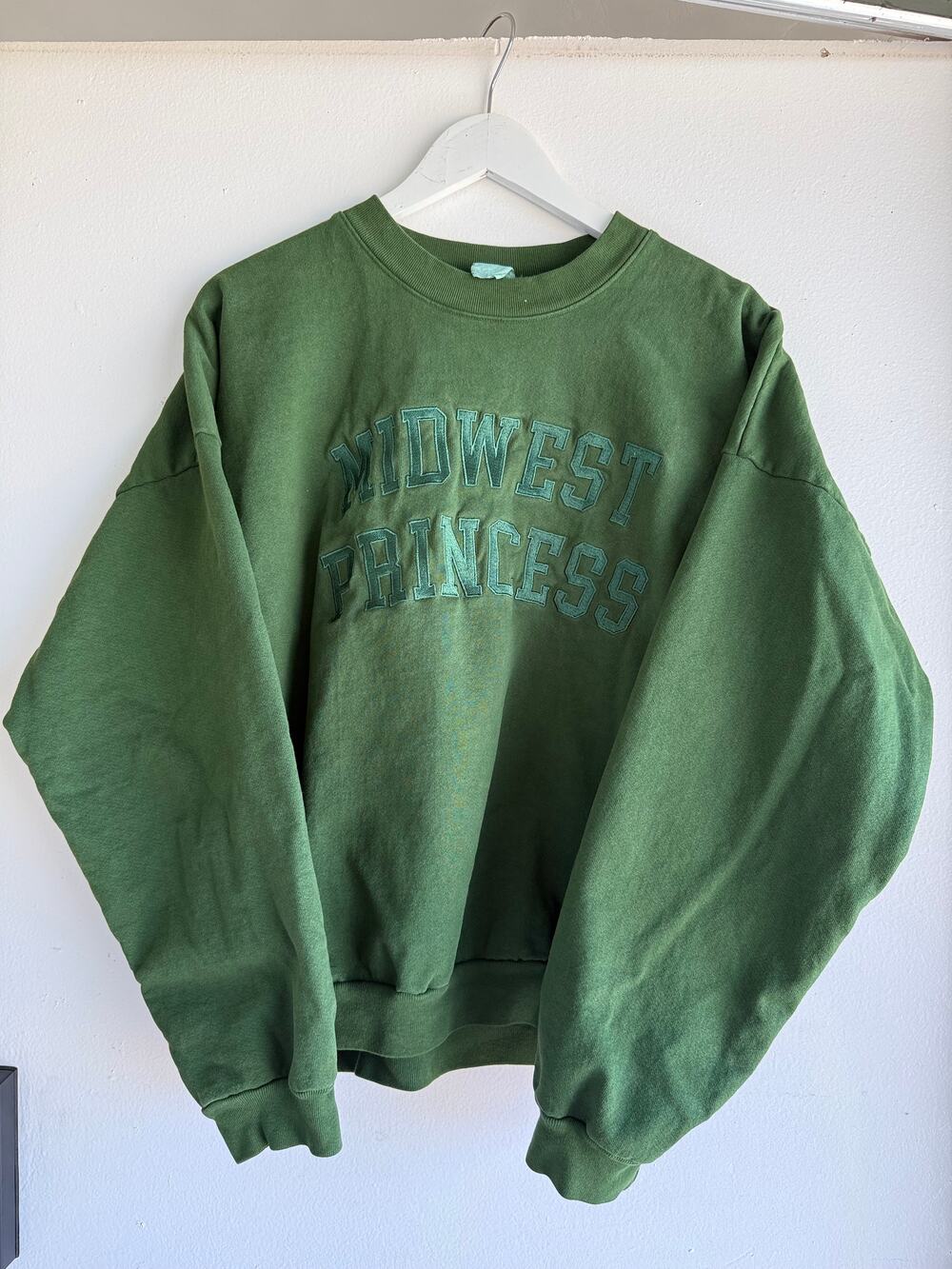 Chappell Roan Midwest Princess Collegiate Crewneck Sweatshirt Large Sold Out